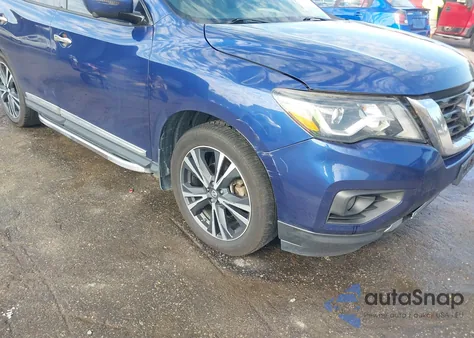 2018 Nissan Pathfinder Platinum from USA, damaged, VIN 5N1DR2MM3JC616237